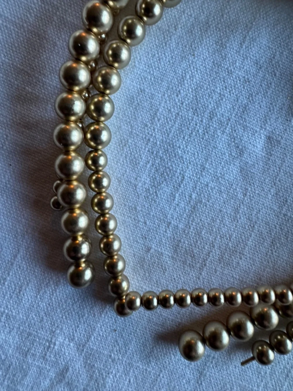 Anthropologie Gold Beads Headband Set of 3-NWT